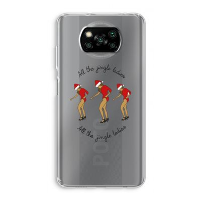 Jingle Ladies: Xiaomi Poco X3 Pro Transparant Hoesje
