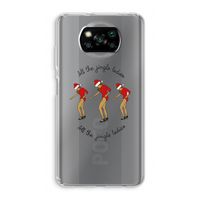 Jingle Ladies: Xiaomi Poco X3 Pro Transparant Hoesje