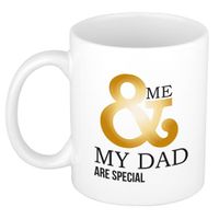 Bellatio Decorations vaderdag mok - me &amp;amp; my dad are special - 300 ml   - - thumbnail