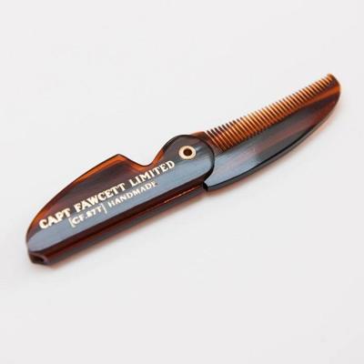 Captain Fawcett's Beard & Moustache Folding Pocket Moustache Comb