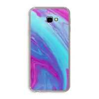 Zweverige regenboog: Samsung Galaxy J4 Plus Transparant Hoesje