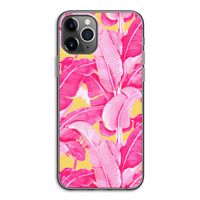 Pink Banana: iPhone 11 Pro Transparant Hoesje
