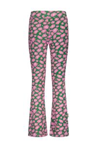 B.Nosy zomer flair broek meisjes - groen/roze AOP - Pepper