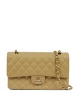 CHANEL Pre-Owned sac porté épaule Double Flap médium (2003) - Tons neutres - thumbnail