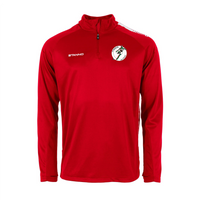 First 1/4 Zip Trainingstrui RKSV Heeze Rood - thumbnail