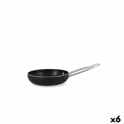 Pan Quid Pro Chef Zwart Metaal Ø 18 cm (6 Stuks)