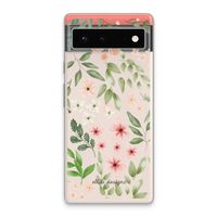 Botanical sweet flower heaven: Google Pixel 6 Transparant Hoesje