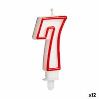 Kaars Verjaardag Cijfer 7 (12 Stuks)