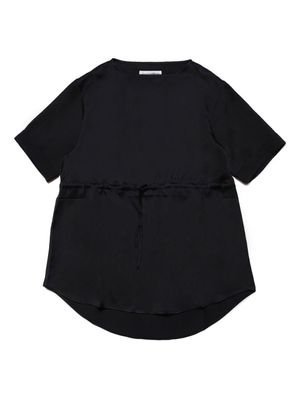 MM6 Maison Margiela Kids robe à lien de resserrage - Noir
