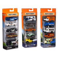 Matchbox Set met 5 auto&apos;s