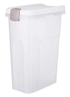 TRIXIE VOERTON LUCHTDICHT AFSLUITBAAR KUNSTSTOF TRANSPARANT WIT / WIT