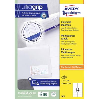 Avery-Zweckform 6136 Universele etiketten 1 stuk(s)