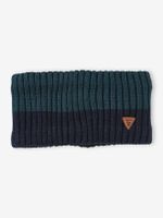 Tweekleurige snood voor jongens leiblauw Tweekleurige snood voor jongens leiblauw