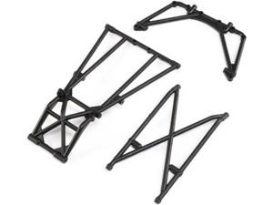 Losi - Rear Cage and Hoop Bars Black: LMT (LOS241044)