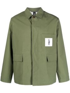 Mackintosh surchemise MIST à patch logo - Vert