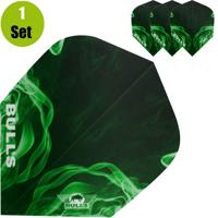 Bulls Bulls Powerflite Smoke Dartflights - Groen