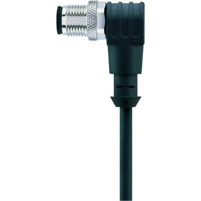 Escha 8043833 Sensor/actuator connector, geassembleerd M12 Aantal polen (sensoren): 5 Stekker, haaks 5.00 m 1 stuk(s)