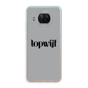 Topwijf Grijs Zwart: Xiaomi Mi 10T Lite 5G Transparant Hoesje