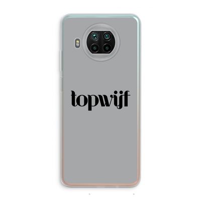 Topwijf Grijs Zwart: Xiaomi Mi 10T Lite 5G Transparant Hoesje