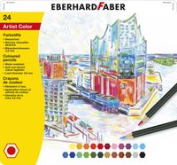 Eberhard Faber EF-516124 Kleurpotloden Metaaletui A 24 Stuks - thumbnail