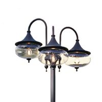 Lantaarnpaal armatuur Libra 3-lichts zwart 621-750 Lantaarnpaal armatuur Libra 3-lichts zwart 621-750