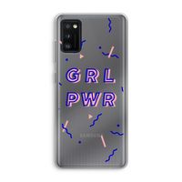 GRL PWR: Samsung Galaxy A41 Transparant Hoesje