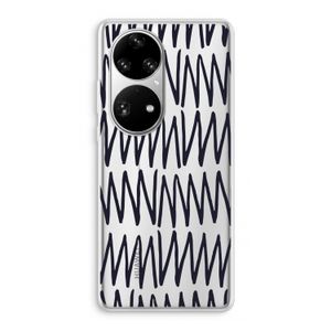 Marrakech Zigzag: Huawei P50 Pro Transparant Hoesje