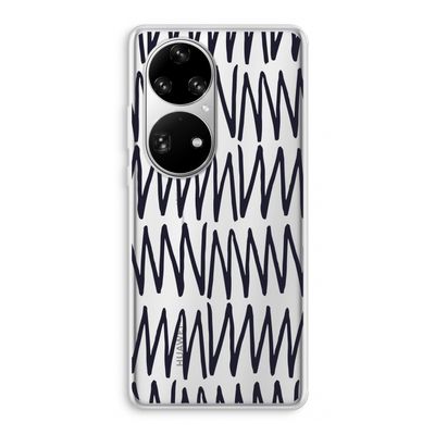 Marrakech Zigzag: Huawei P50 Pro Transparant Hoesje