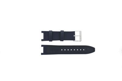 Horlogeband GC watches Y83001G7 / Y83001G7MF / Spirit Tonneau Leder Blauw 13mm