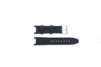 Horlogeband GC watches Y83001G7 / Y83001G7MF / Spirit Tonneau Leder Blauw 13mm