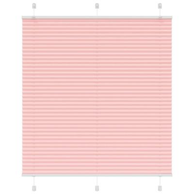 Pliss rolgordijn 115x150cm stofbreedte 114,4cm polyester roze