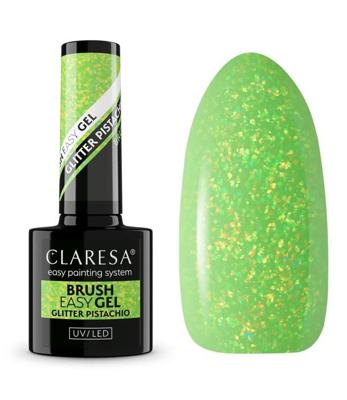 Claresa brush easy gel glitter pistachio 5ml Claresa brush easy gel glitter pistachio 5ml