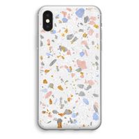 Terrazzo N°8: iPhone X Transparant Hoesje