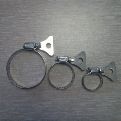 Slangklem RVS + Vleugel 21 tot 44 mm