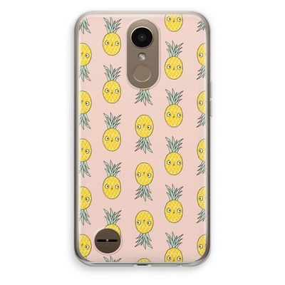 Ananas: LG K10 (2017) Transparant Hoesje