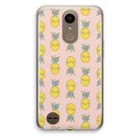 Ananas: LG K10 (2017) Transparant Hoesje