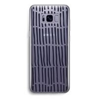 Moroccan stripes: Samsung Galaxy S8 Transparant Hoesje
