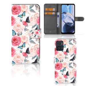 Motorola Moto E22 | E22i Hoesje Butterfly Roses