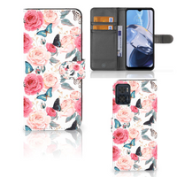Motorola Moto E22 | E22i Hoesje Butterfly Roses - thumbnail