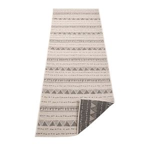 Dubbelzijdige Loper Bahamas Crème - 80x150cm - Grijs Scandinavisch Vloerkleed - 123vloerkleed.nl
