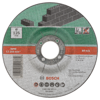 Bosch Accessoires 5-delige doorslijpschijvenset gebogen voor steen | 125 X2,5 mm - 2609256335