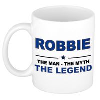 Robbie The man, The myth the legend cadeau koffie mok / thee beker 300 ml