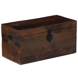 vidaXL Opbergkist 80x40x40 cm massief gerecycled hout