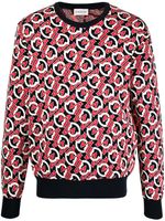 Moncler pull à logo en jacquard - Bleu