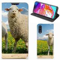 Samsung Galaxy A70 Hoesje maken Schaap en Lammetje - thumbnail