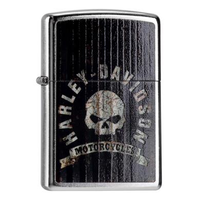 Zippo Aansteker Harley-Davidson Verontruste Schedel