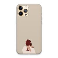 I drink wine: iPhone 13 Pro Max Transparant Hoesje
