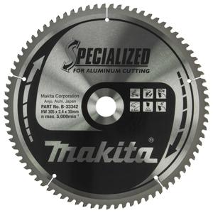 Makita Cirkelzaagblad voor Aluminium | Specialized: Aluminium | Ø 305mm Asgat 30mm 80T - B-33342