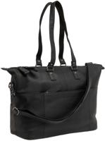 Newlooxs verla laptop tas 21l leer black Newlooxs verla laptop tas 21l leer black