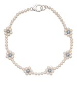 Hatton Labs collier à perles Blue Daisy - Blanc - thumbnail